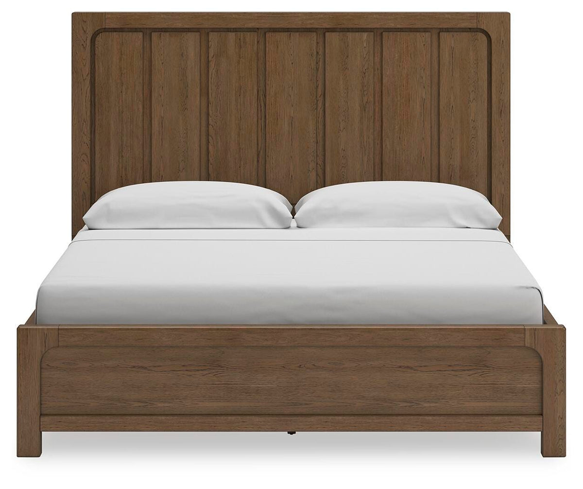 Cabalynn Panel Bed with Storage - Light Brown  (B974-SI) - Image 6