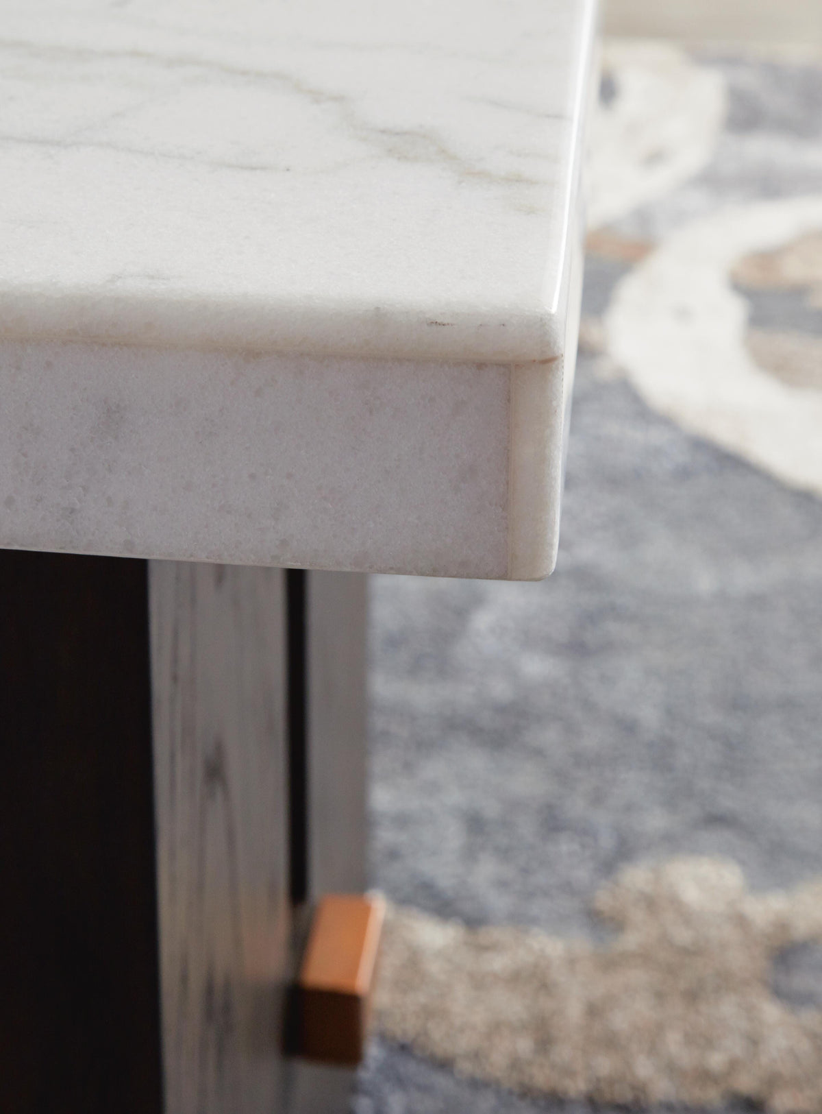 Burkhaus End Table - White/Dark Brown  (T779-SI) - Image 7