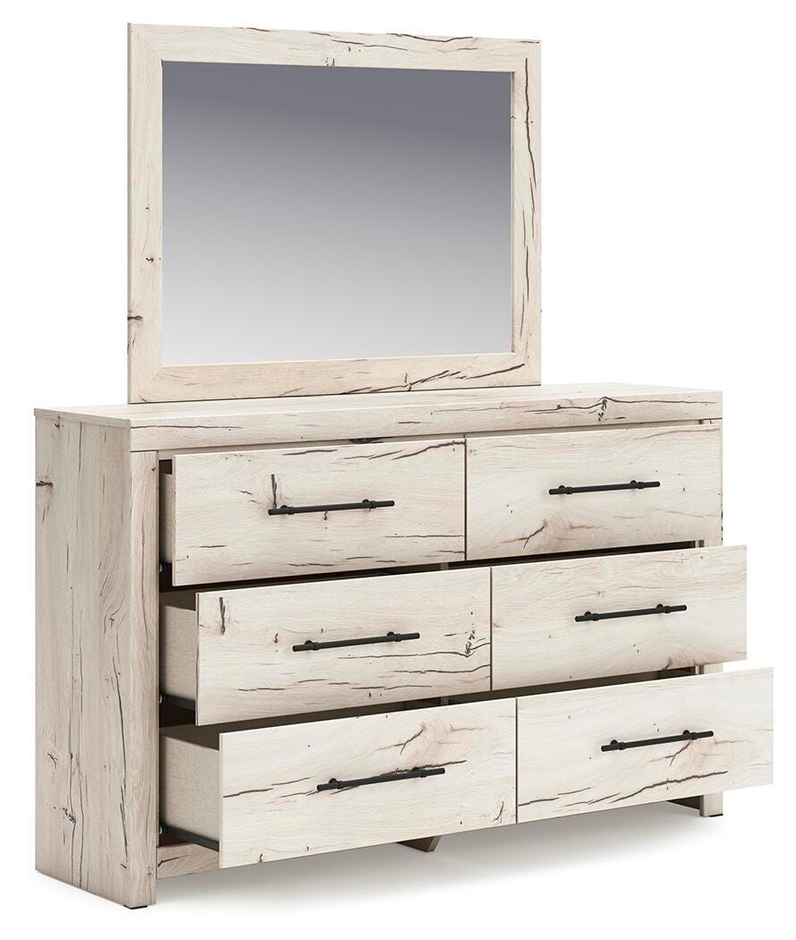 Lawroy Panel Storage Bed, Dresser, Mirror, Chest and Nightstand (B2310-SI) - Image 4