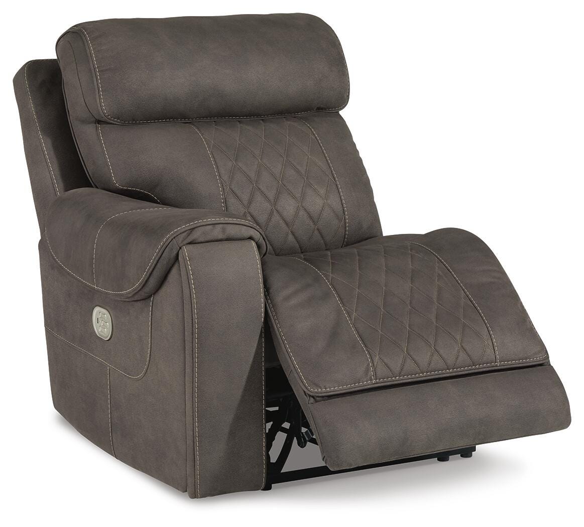 Hoopster Left-Arm Facing Power Recliner (23703-SI) - Image 3