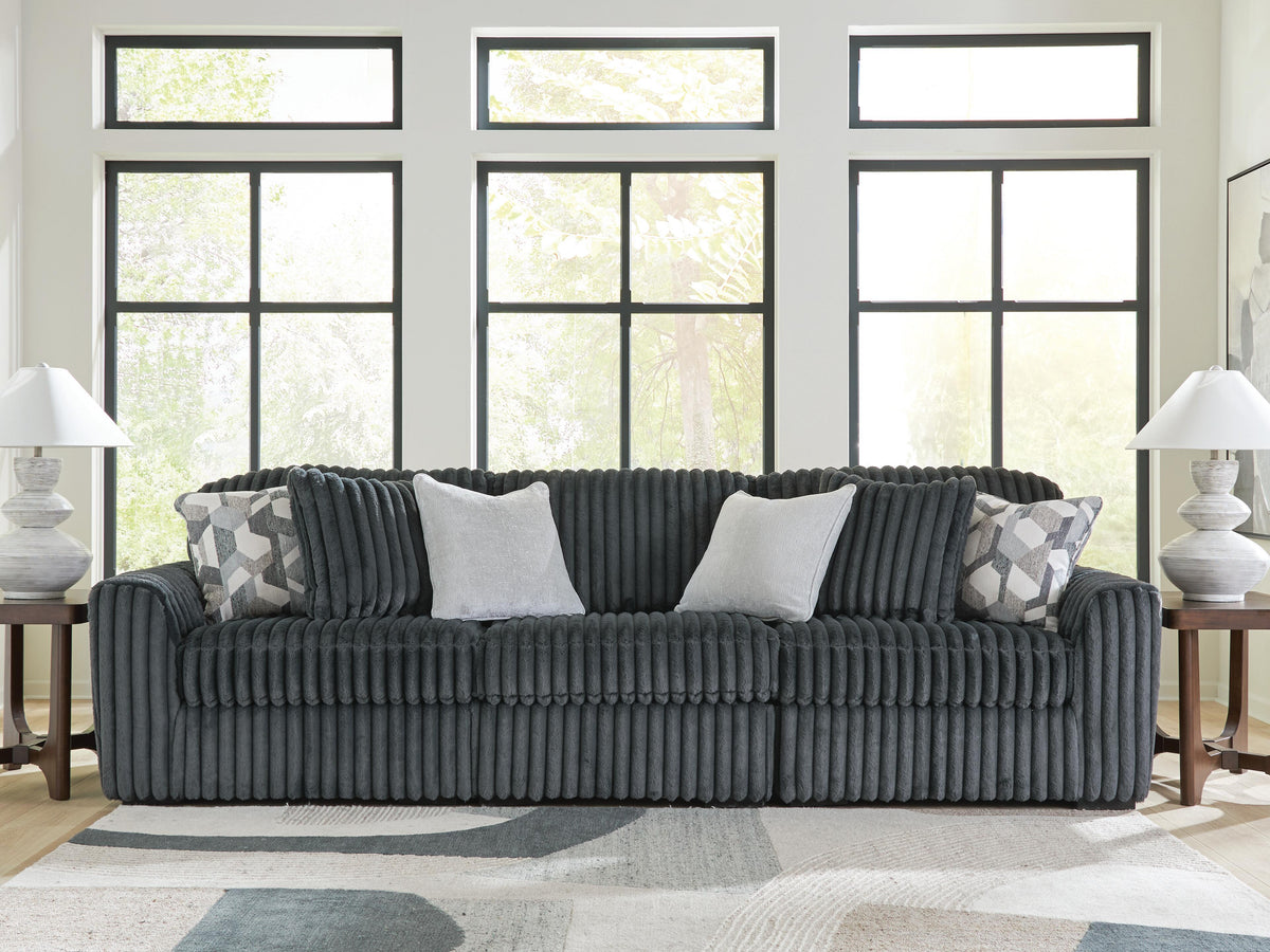 Midnight-Madness 3-Piece Sectional Sofa (98105-SI)