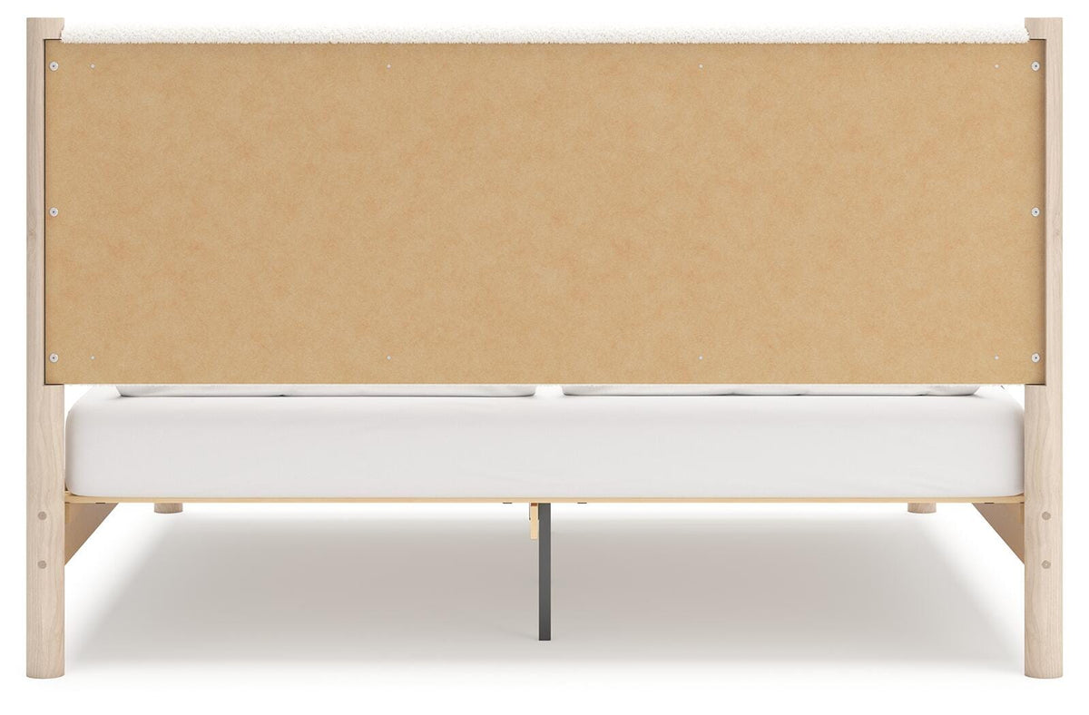 Cadmori Panel Bed, Dresser and 2 Nightstands - Tan  (B2615-SI) - Image 5
