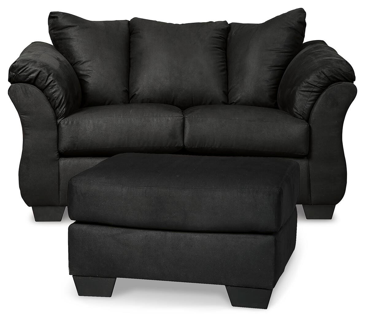 Darcy Loveseat and Ottoman (75008-SI)