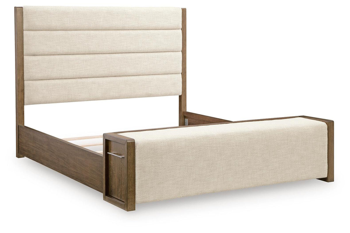 Marxmore Upholstered Storage Bed - Brown  (B863-SI) - Image 5