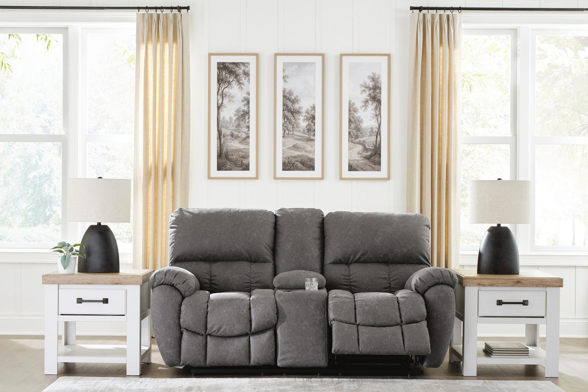 Bakerstein Power Reclining Loveseat with Console (PC12503-SI) - Image 14