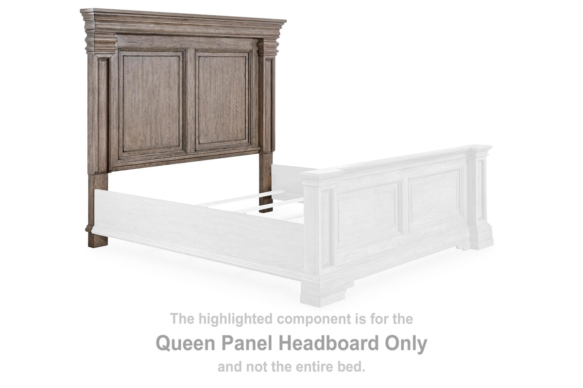 Blairhurst Panel Headboard - Light Grayish Brown  (B916-SI)