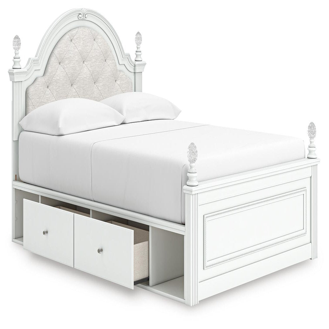 Kozlani Full Upholstered Panel Storage Bed (PCB1819-SI) - Image 2