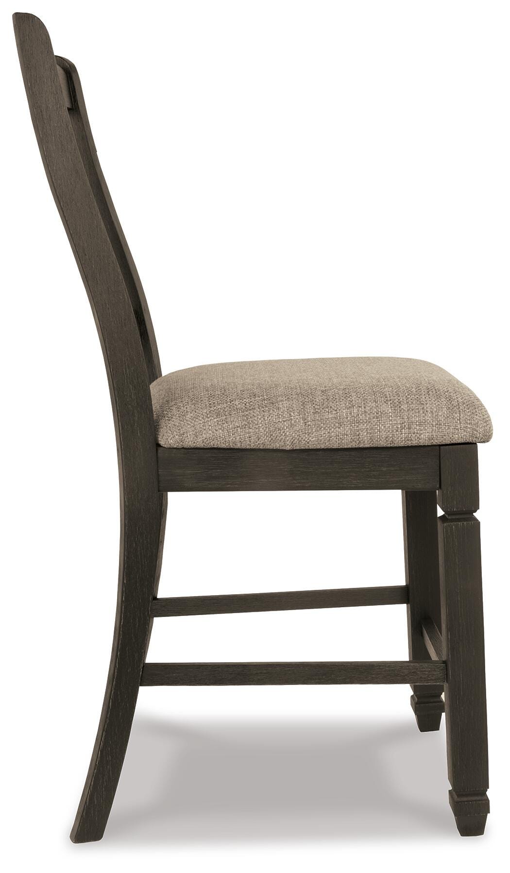 Tyler Creek Counter Height Dining Table and 4 Barstools with Server (D736-SI) - Image 7