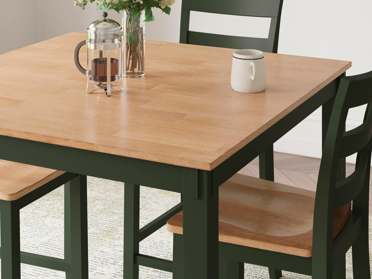 Gesthaven Counter Height Dining Table and 4 Barstools (Set of 5) (D401-SI) - Image 5