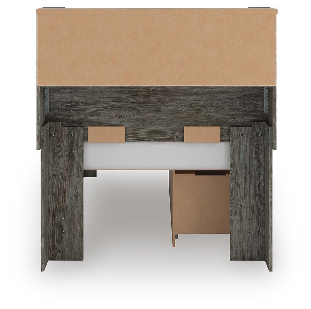 Frandern Bookcase Bed with Storage, Dresser and Mirror (B4480-SI) - Image 14