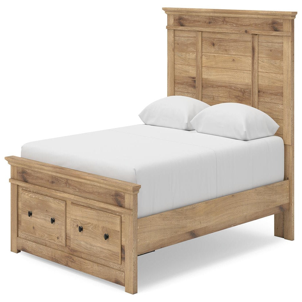 Makidern Queen Panel Storage Bed (PCB1170-SI) - Image 3