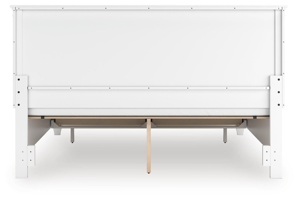 Fortman Panel Storage Bed - White  (B680-SI) - Image 7