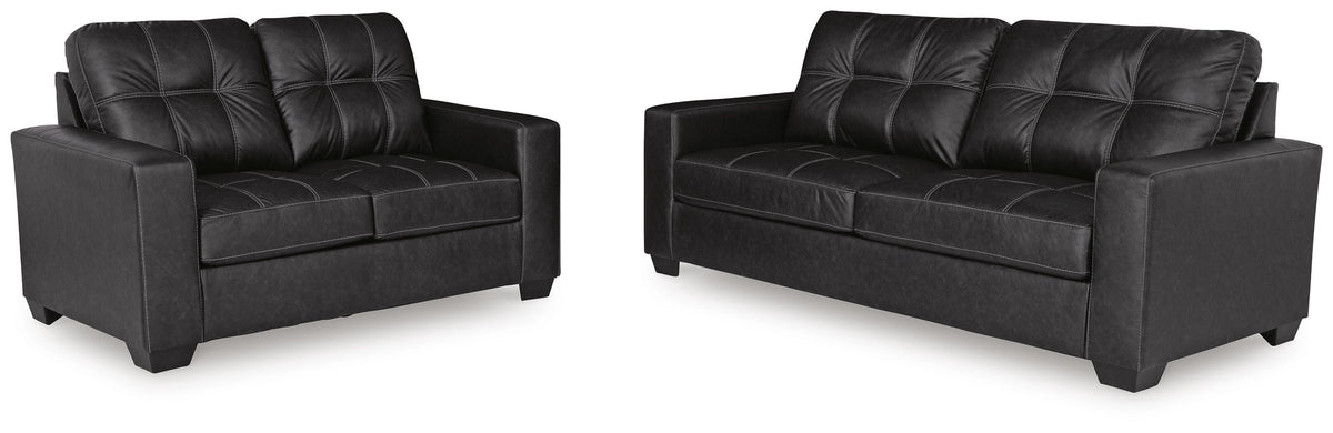Barlin Mills Sofa and Loveseat (17004-SI)