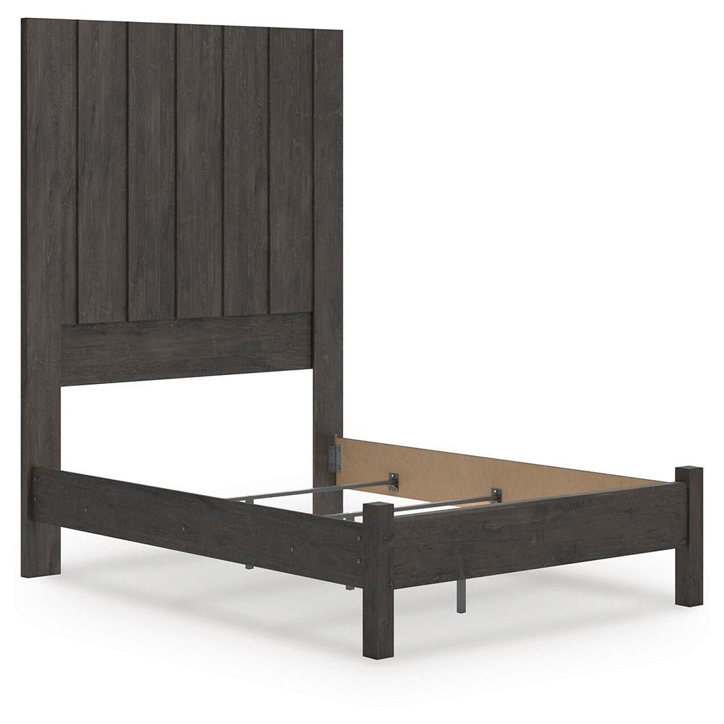 Fraluna Queen Panel Bed, Dresser, Mirror, and Nightstand (PCB3370-SI) - Image 11