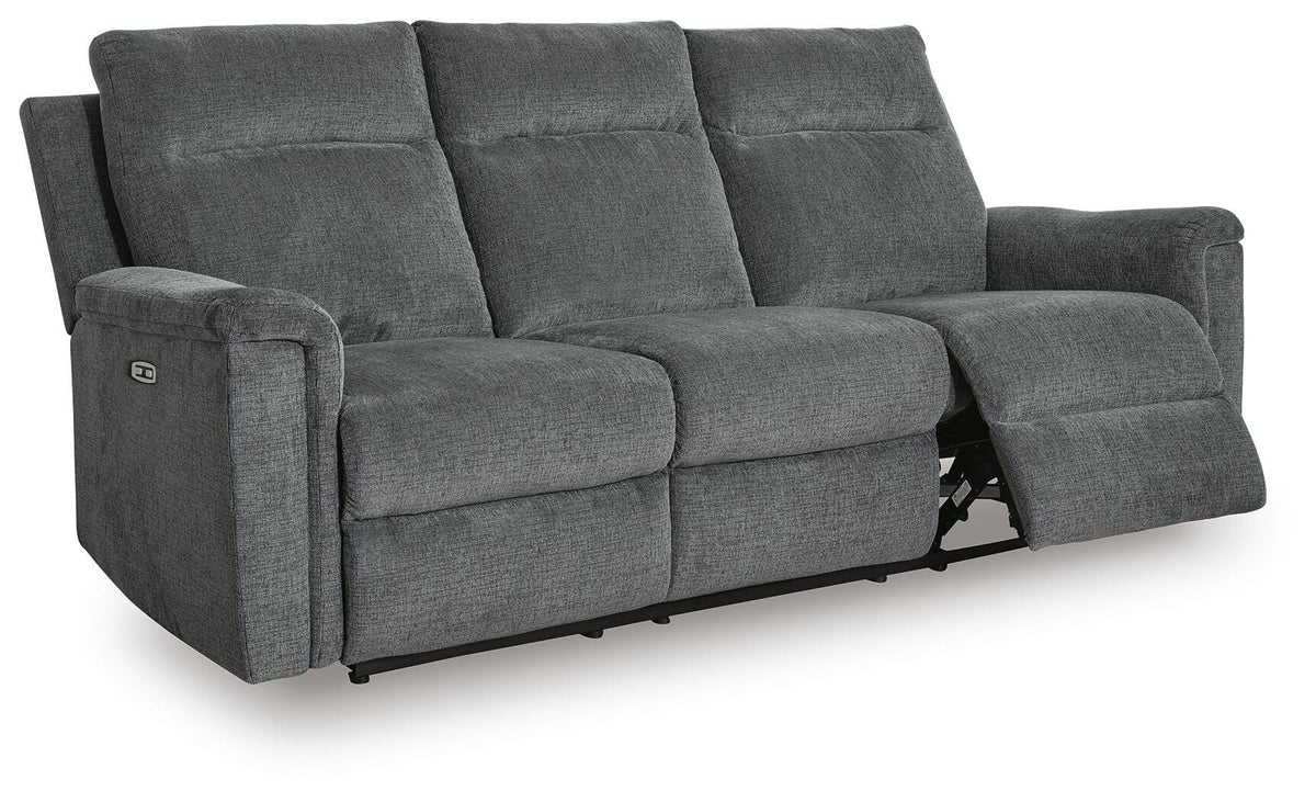 Barnsana Power Reclining Sofa, Loveseat and Recliner (33202-SI) - Image 4