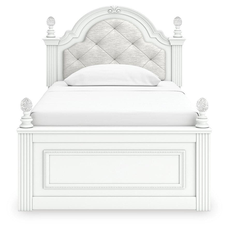Kozlani Twin Upholstered Panel Bed (PCB1819-SI) - Image 3
