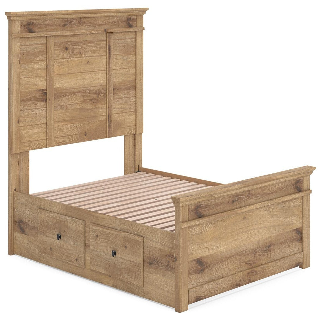 Makidern Queen Panel Storage Bed (PCB1170-SI) - Image 2
