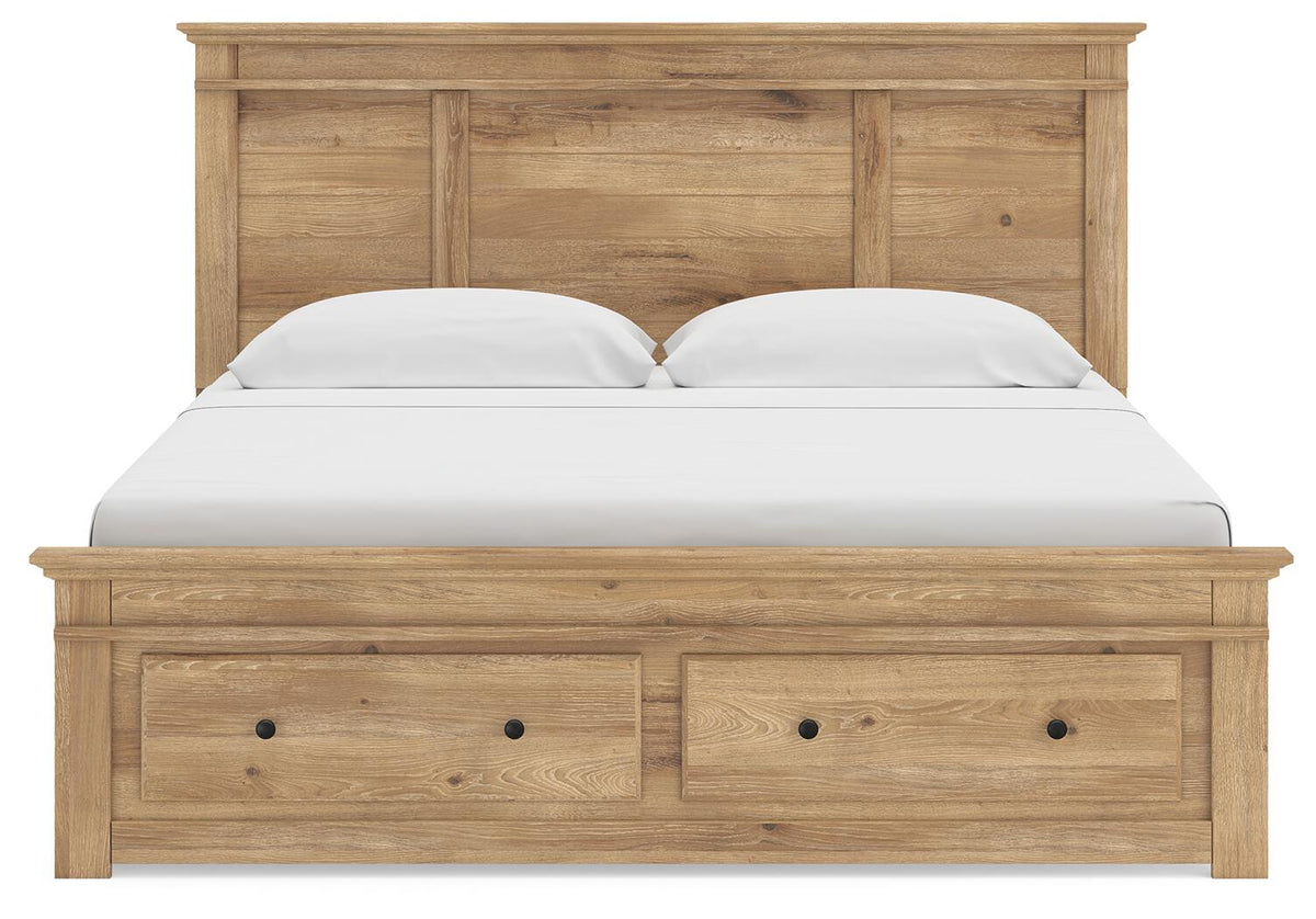 Makidern King Panel Storage Bed (PCB1170-SI) - Image 5