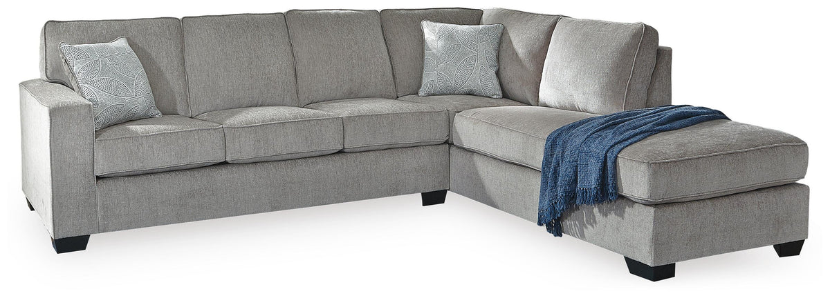 Altari 2-Piece Sleeper Sectional, Loveseat and Ottoman (87214-SI) - Image 2