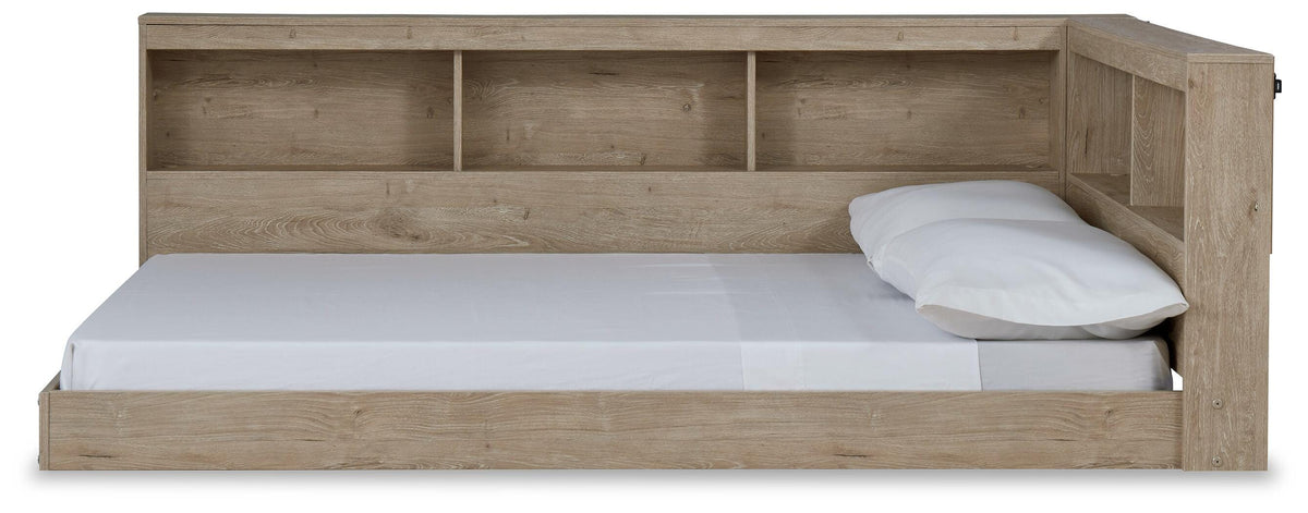 Oliah Bookcase Storage Bed (Youth) - Natural  (EB2270-SI) - Image 4