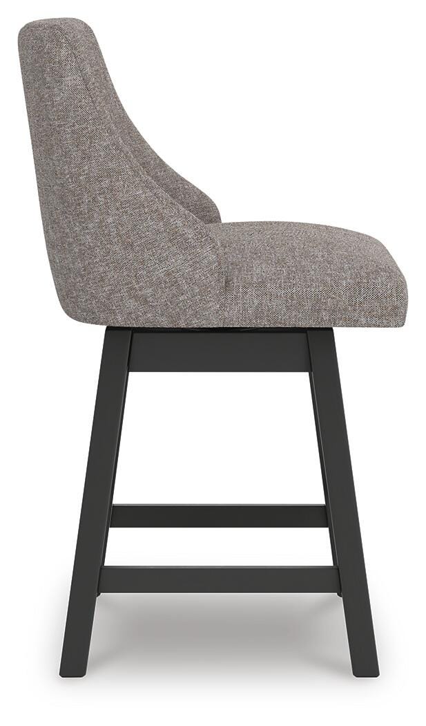 Neymorton Counter Height Barstool (Set of 2) (D618-SI) - Image 4