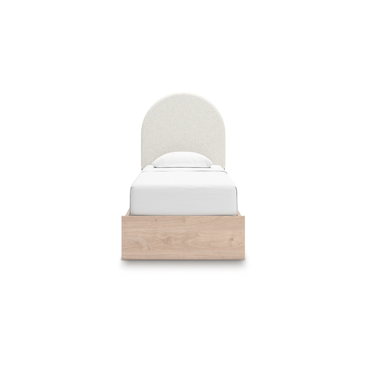 Arloster Twin Upholstered Panel Bed with Storage (PCB1566-SI) - Image 6
