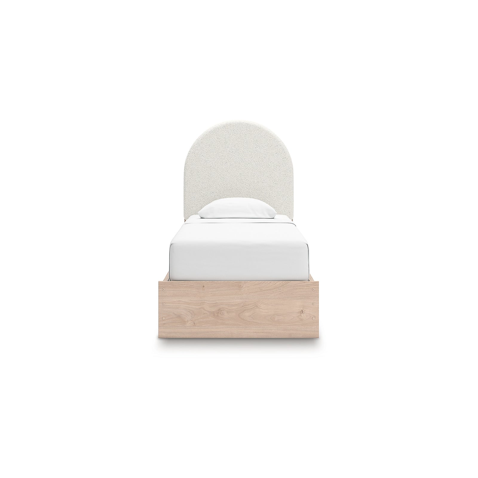 Arloster Twin Upholstered Panel Bed with Storage (PCB1566-SI) - Image 6