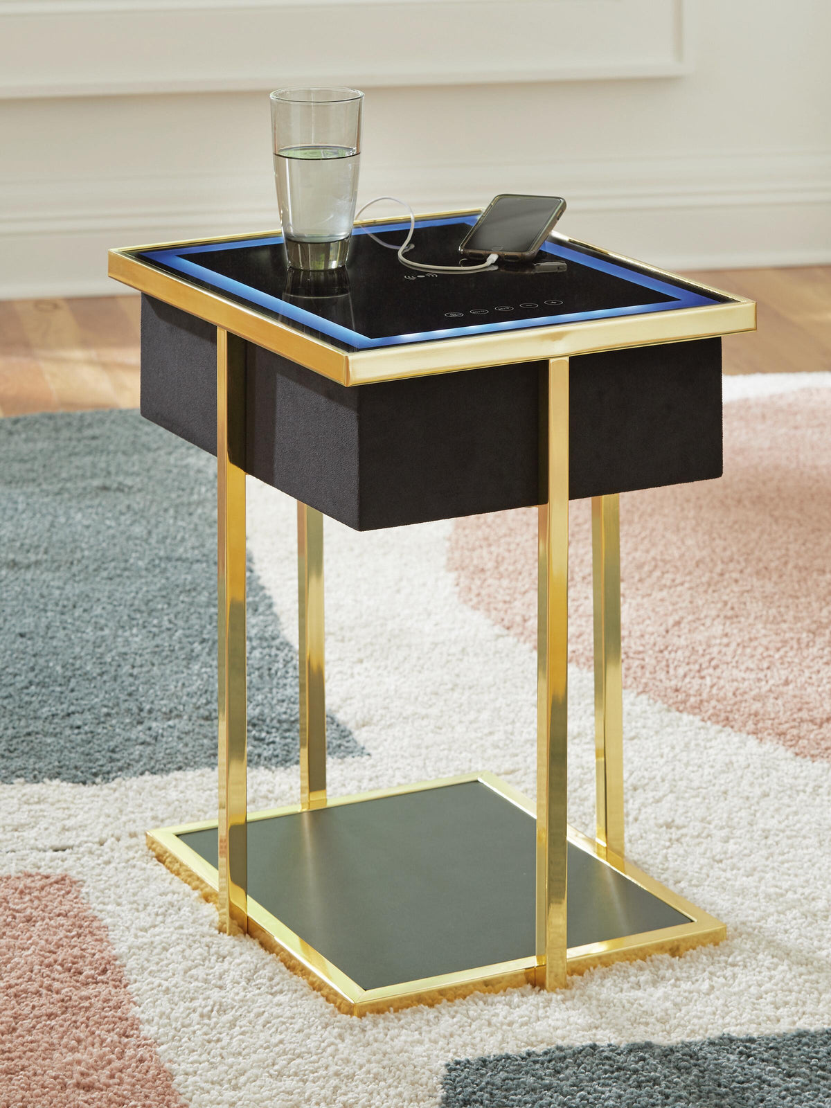 Rexwell Accent Table with Speaker (A4000681-SI) - Image 2