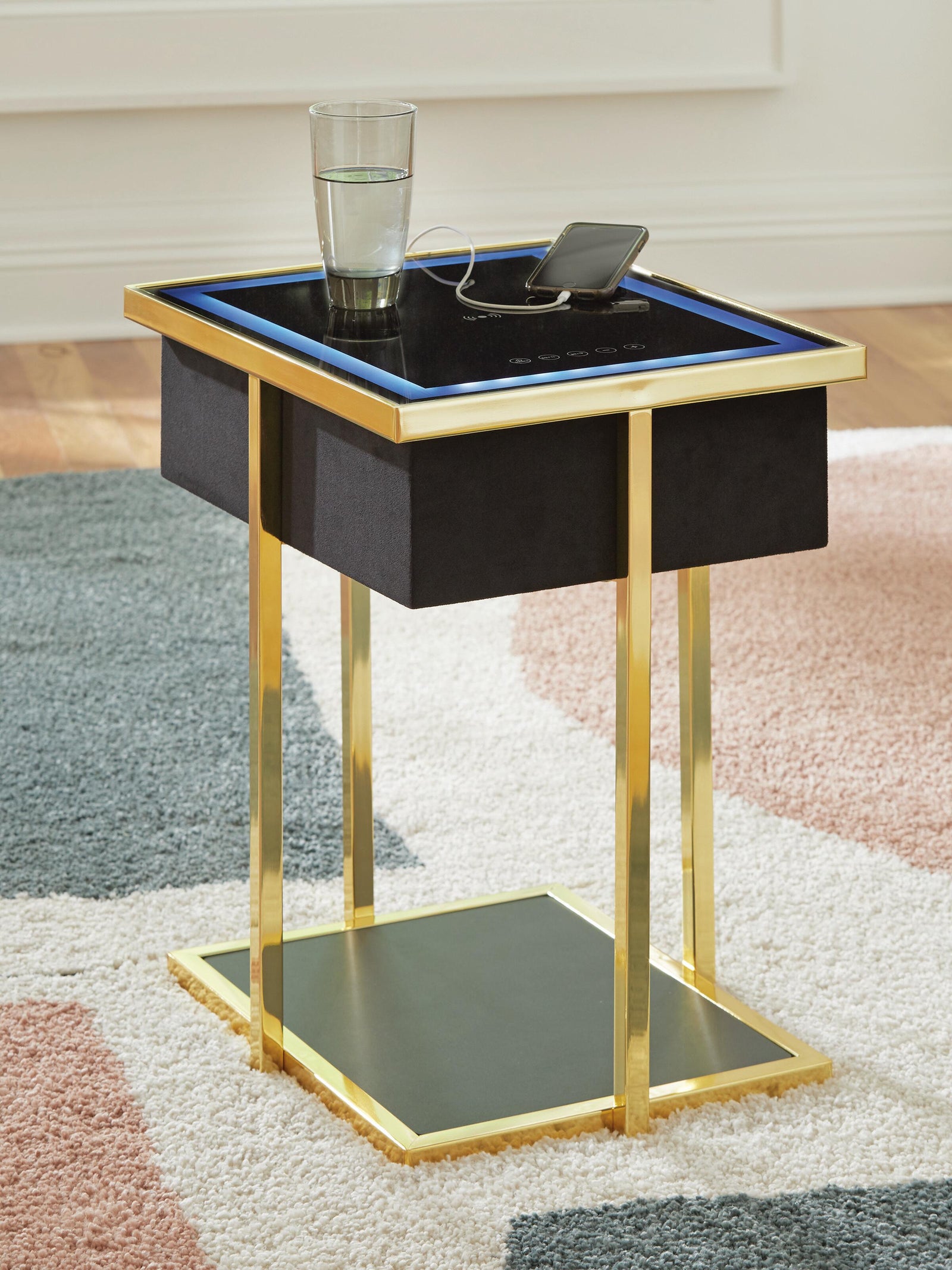Rexwell Accent Table with Speaker (A4000681-SI) - Image 2