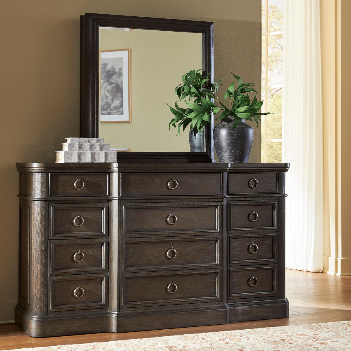 Wickenger Dresser and Mirror (PCB889-SI) - Image 3