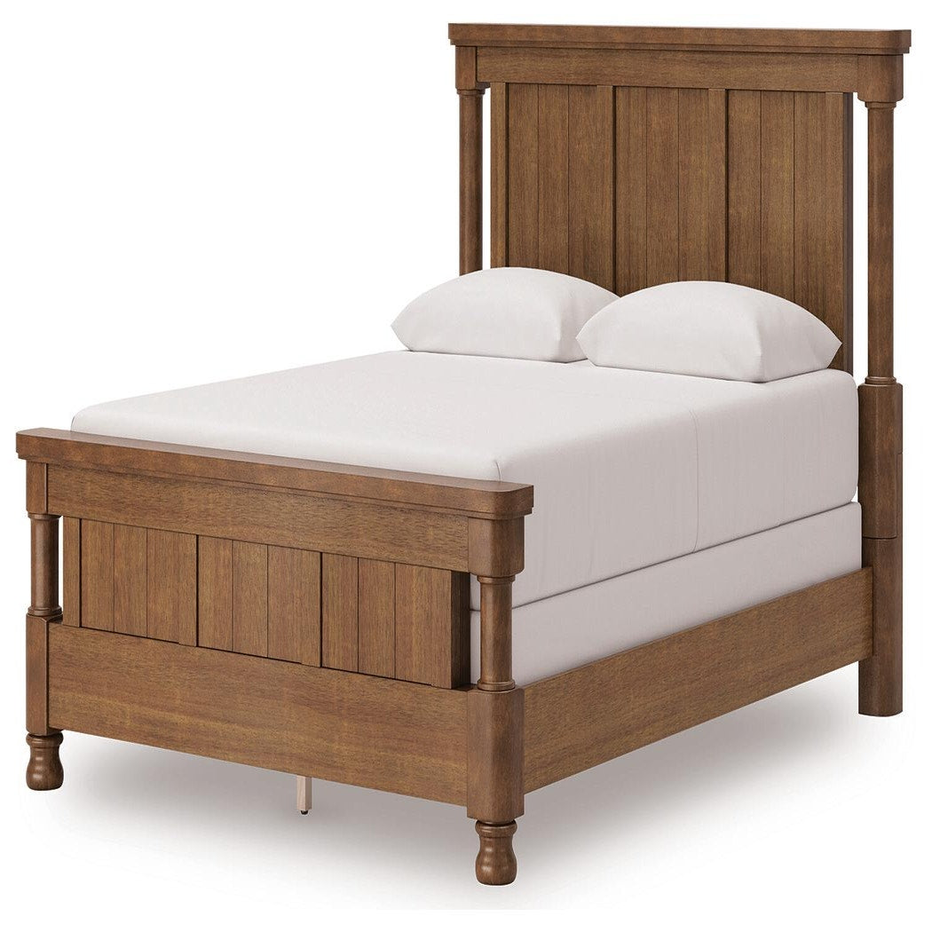 Rowlenstown Queen Poster Bed, Dresser and Mirror (PCB824-SI) - Image 11