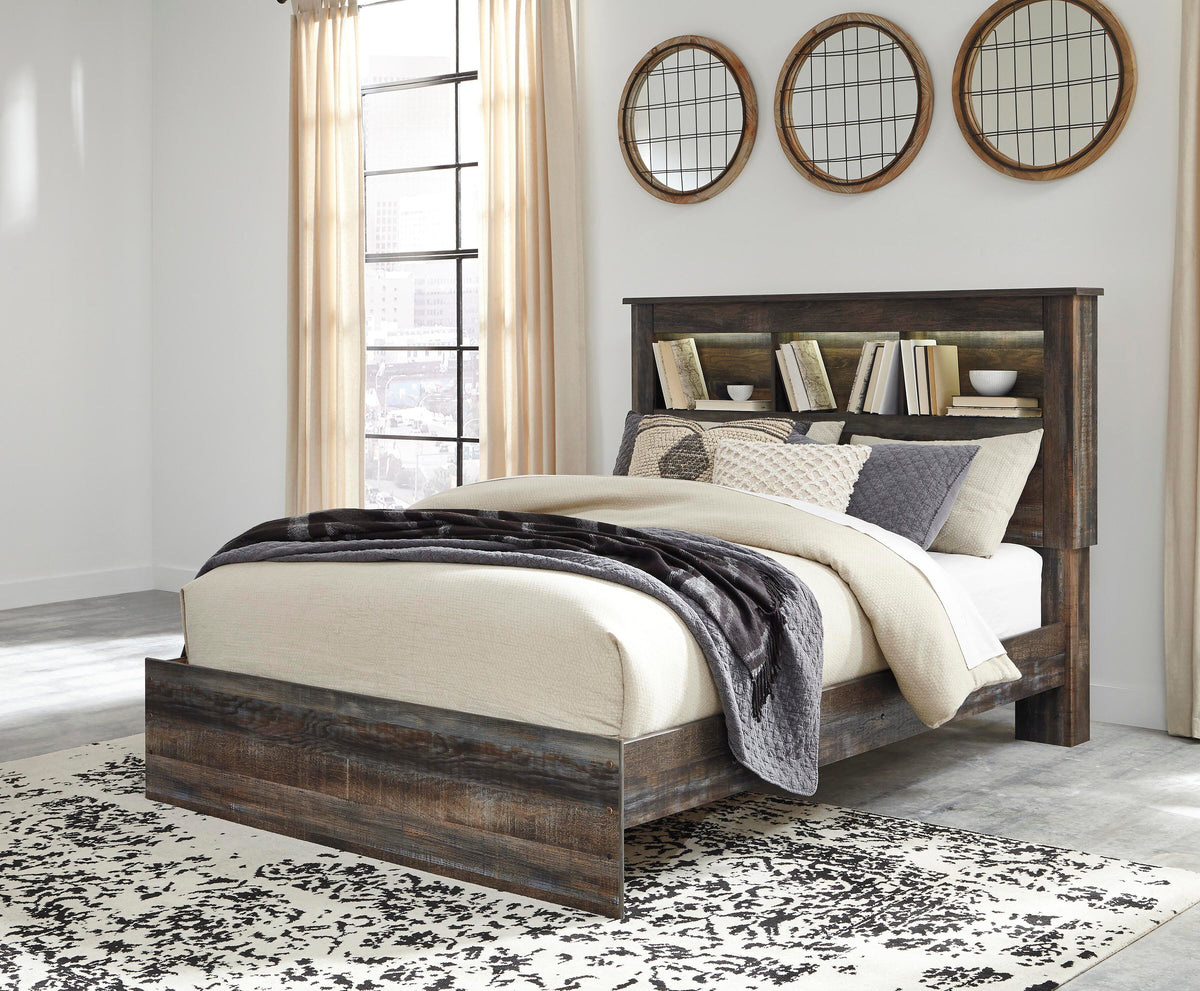 Drystan Bookcase Bed, Dresser, Mirror and Nightstand - Multi  (B211-SI) - Image 8