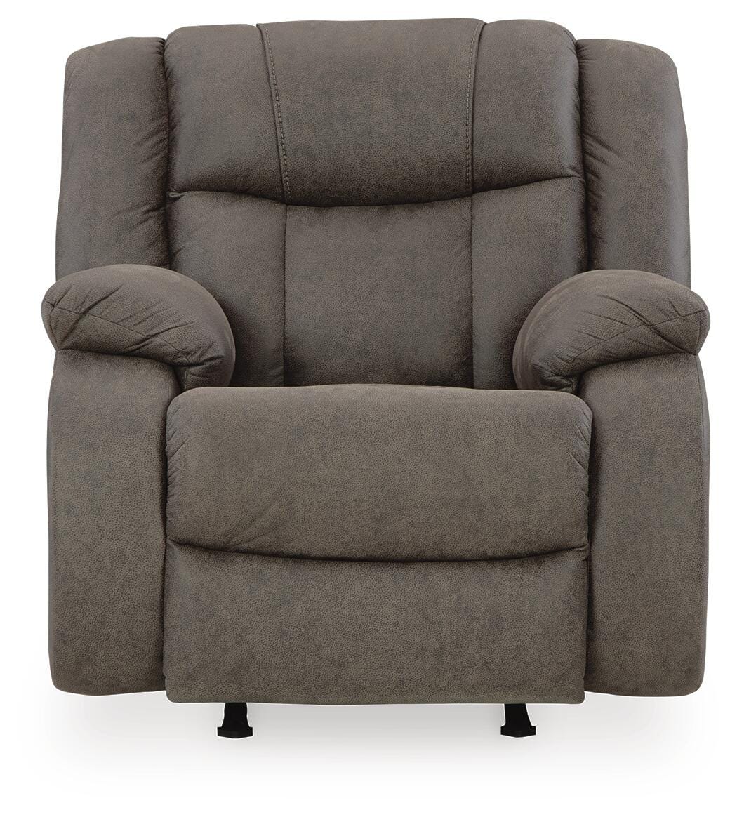 First Base Reclining Sofa, Loveseat and Recliner (68804-SI) - Image 2