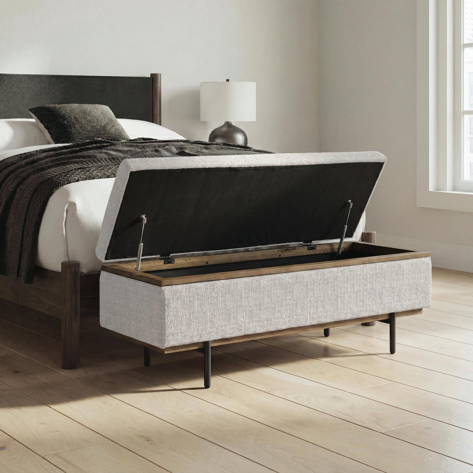 Dettaford Next-Gen Nuvella Storage Bench (A3000848-SI) - Image 5