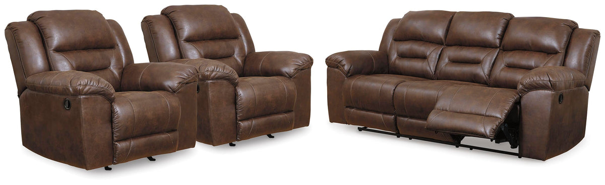 Stoneland Reclining Sofa and 2 Recliners (39904-SI)