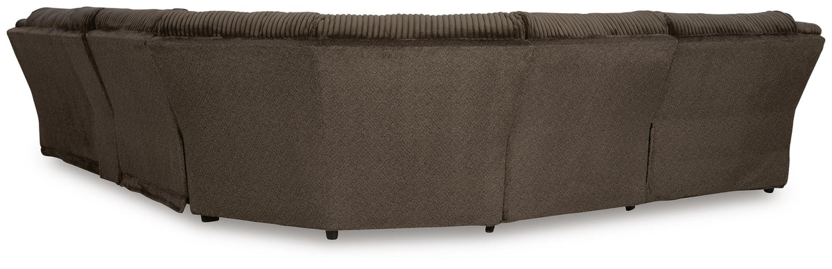 Top Tier 6-Piece Reclining Sectional with Chaise (92705-SI) - Image 3