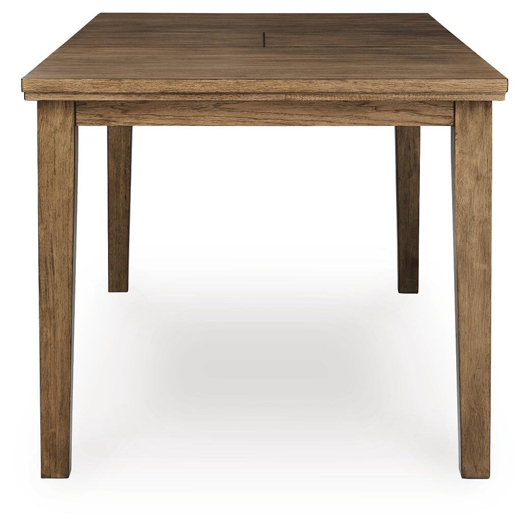 Urbinforte Counter Height Extension Dining Table, 4 Barstools and Bench (PCD592-SI) - Image 6