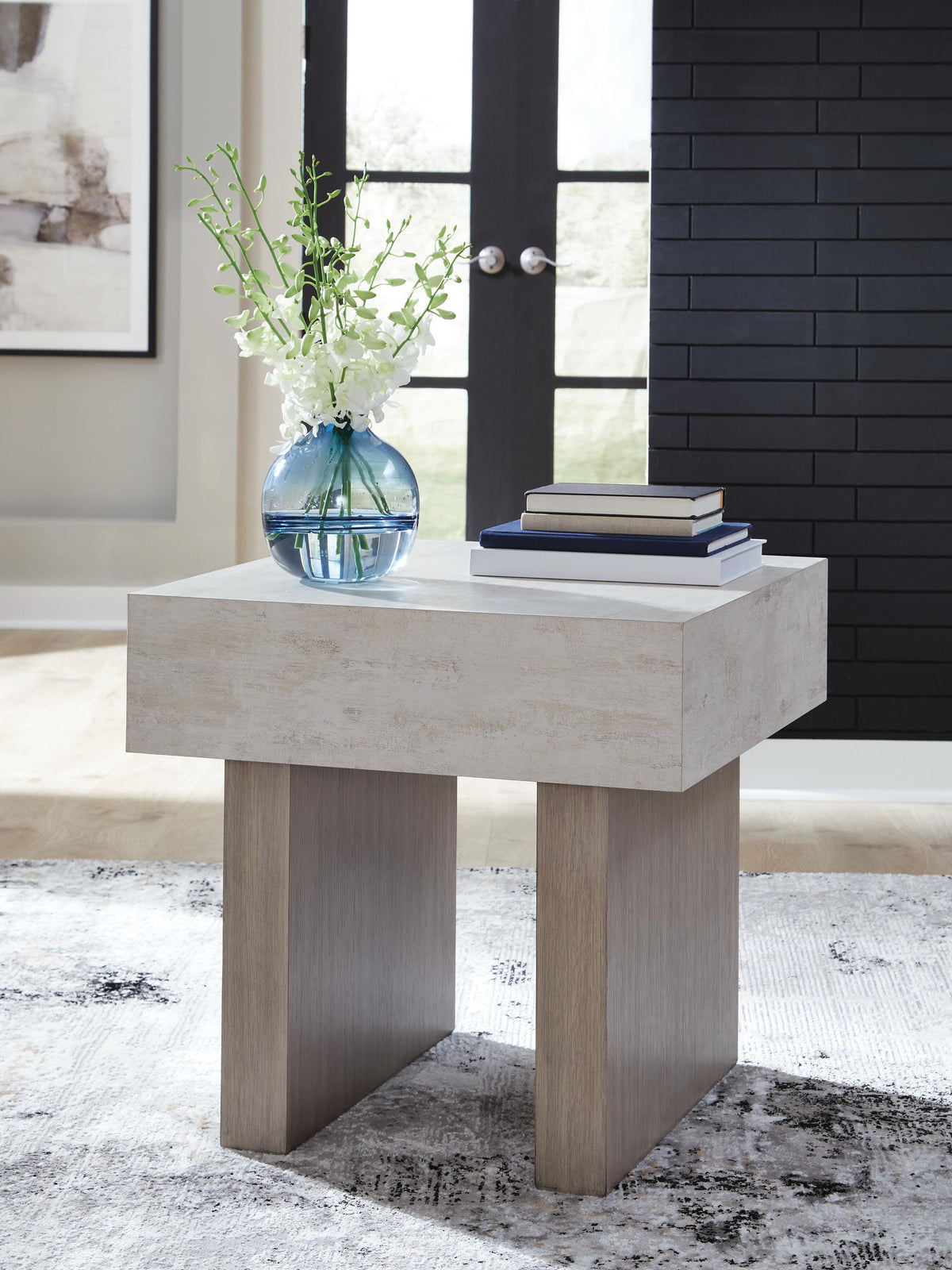 Jorlaina End Table - Light Grayish Brown  (T622-SI) - Image 2