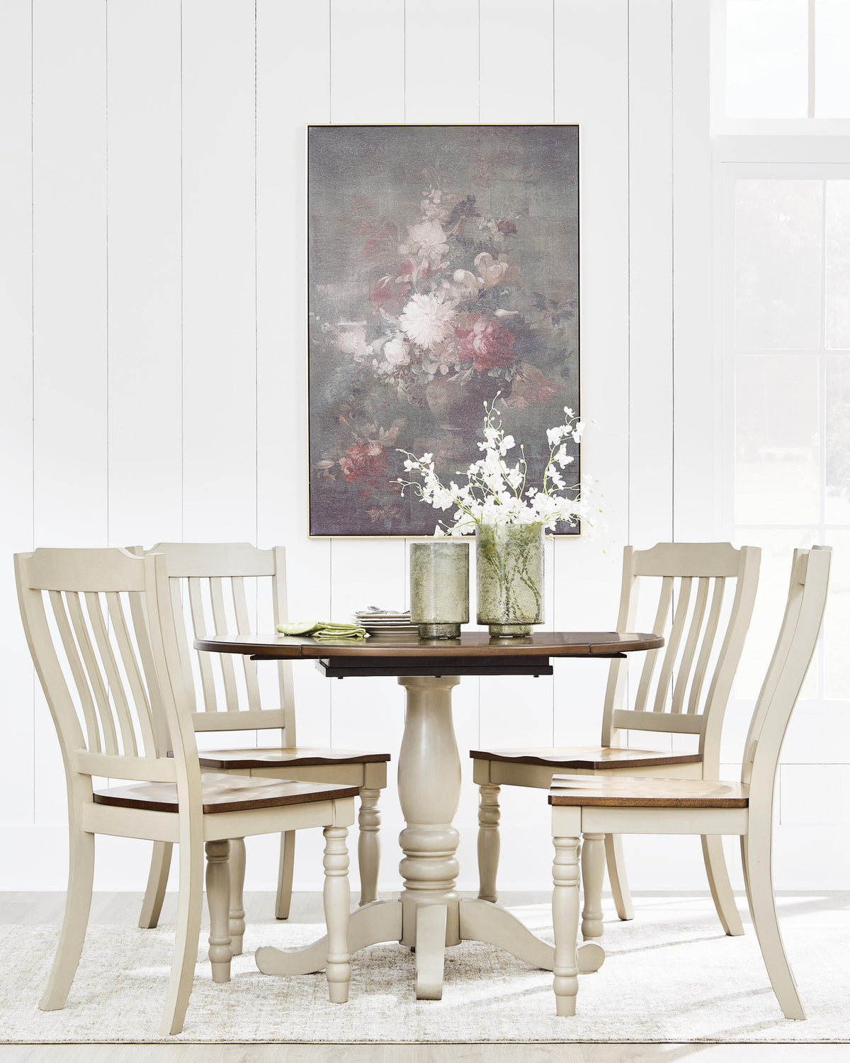 Wirloni Dining Table and 4 Chairs (PCD616-SI) - Image 4