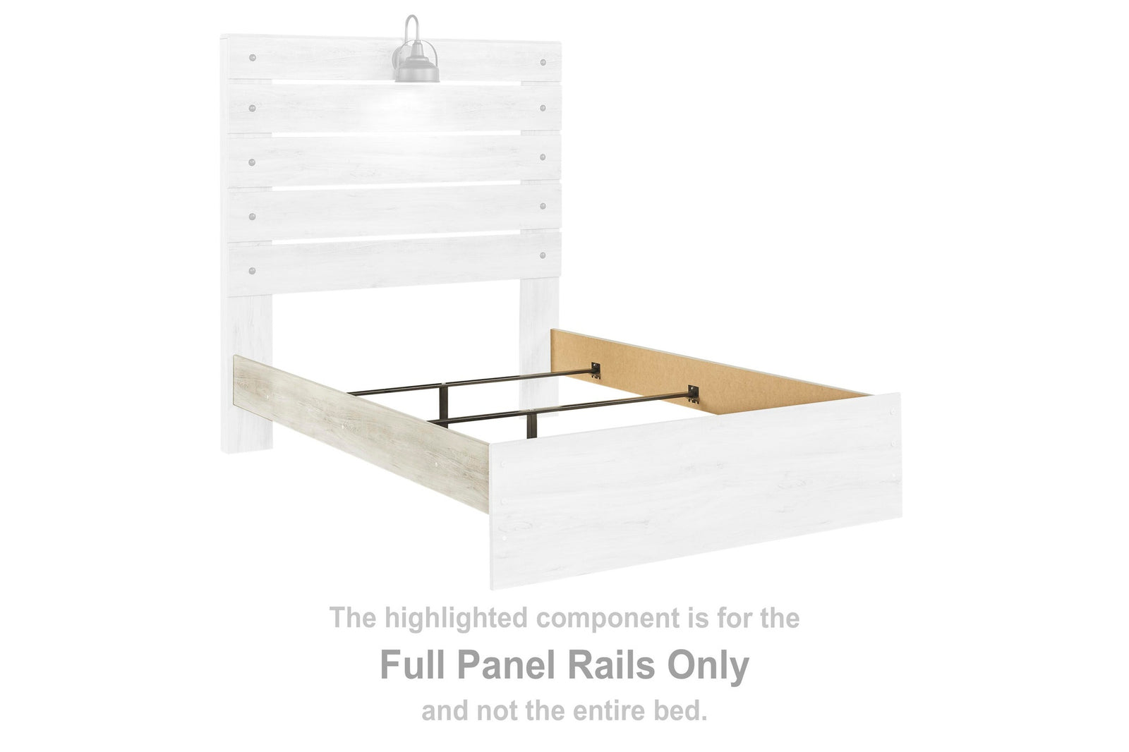 Cambeck Panel Rails - Whitewash  (B192-SI) - Image 4