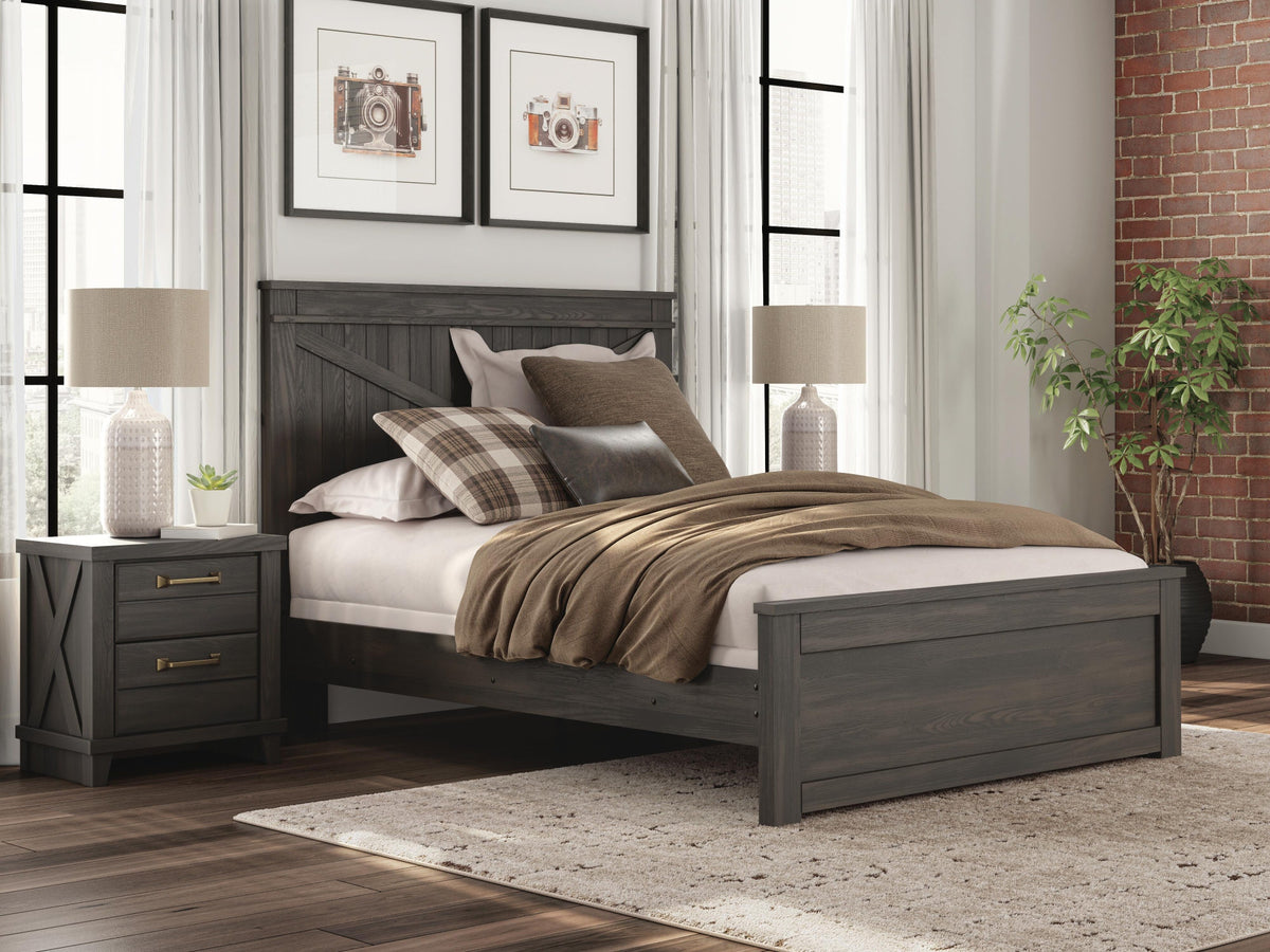 Vonitta Bay Queen Panel Bed (PCB2648-SI) - Image 2
