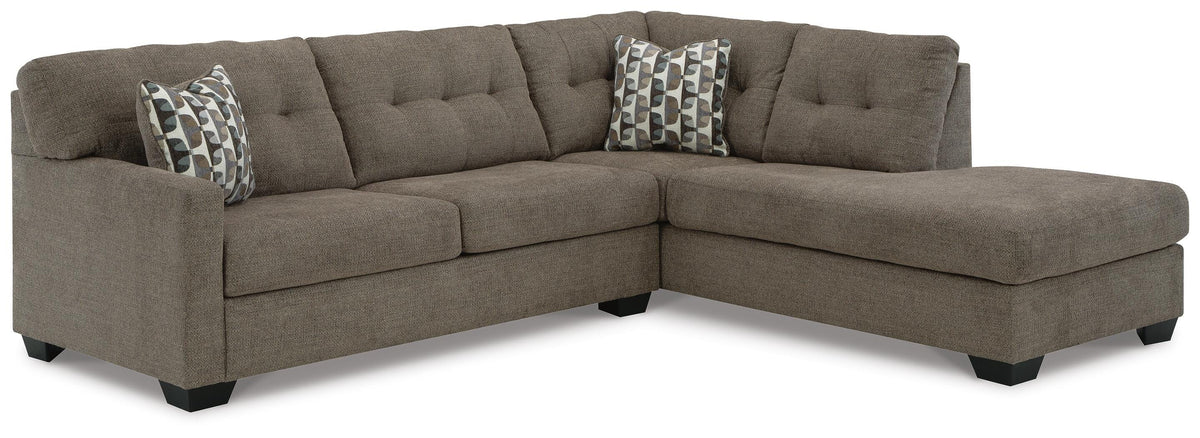Mahoney 2-Piece Sleeper Sectional with Chaise (31005-SI)