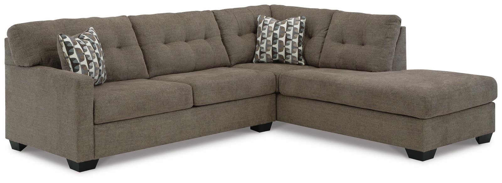 Mahoney 2-Piece Sleeper Sectional with Chaise (31005-SI)