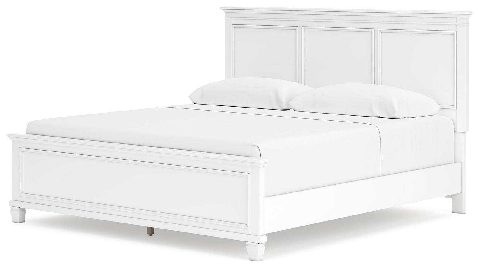 Fortman Panel Bed, Dresser, Mirror, Chest and Nightstand - White  (B680-SI) - Image 22