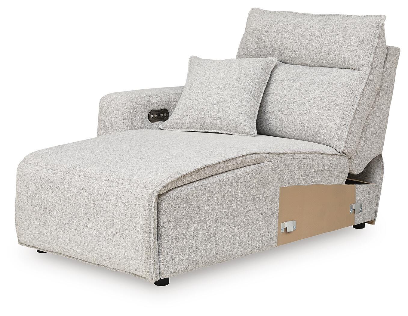 Modmax II Left-Arm Facing Power Chaise (65907-SI) - Image 2
