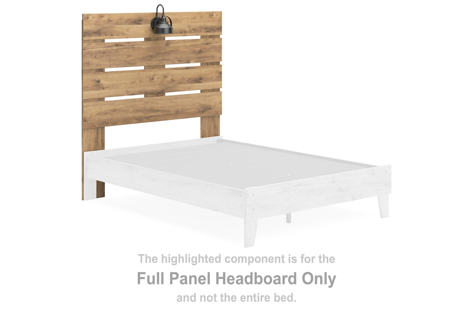 Larstin Panel Headboard - Tan Brown  (EB2712-SI) - Image 10