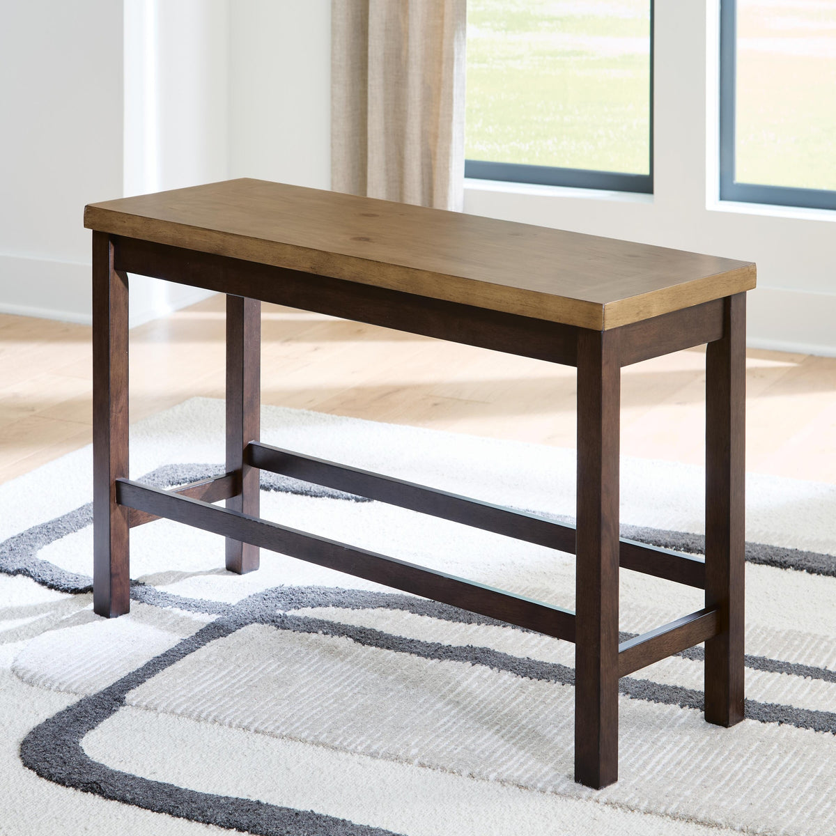 Rylandeen Counter Height Extension Dining Table 4 Barstools and Bench (PCD651-SI) - Image 16