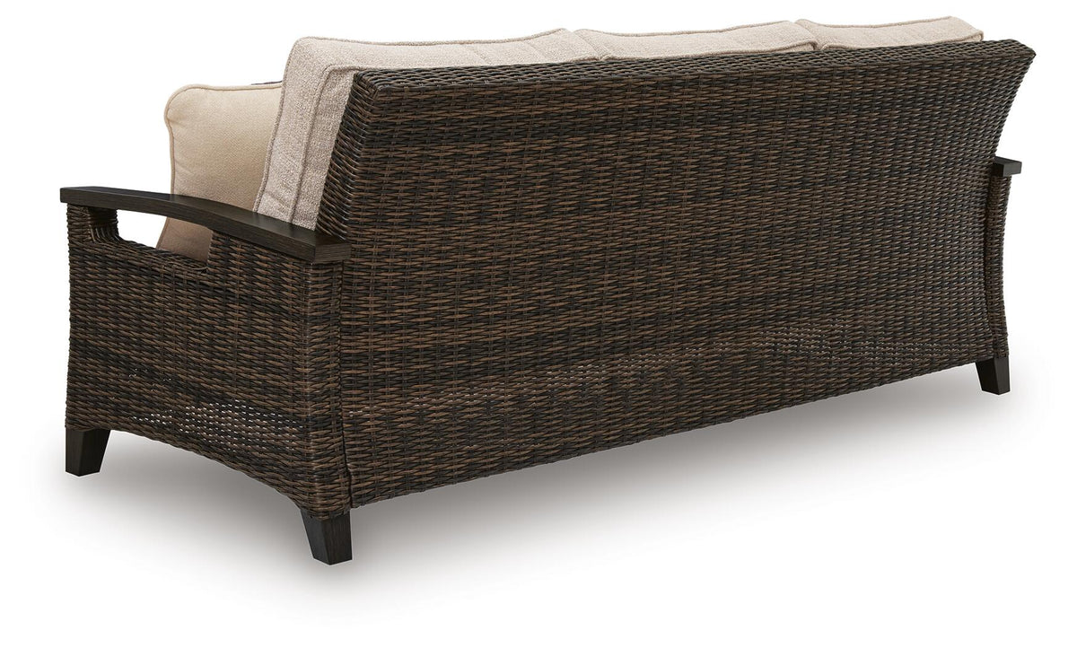 Monterey Point Outdoor Sofa with Cushion (PCP760-SI) - Image 24
