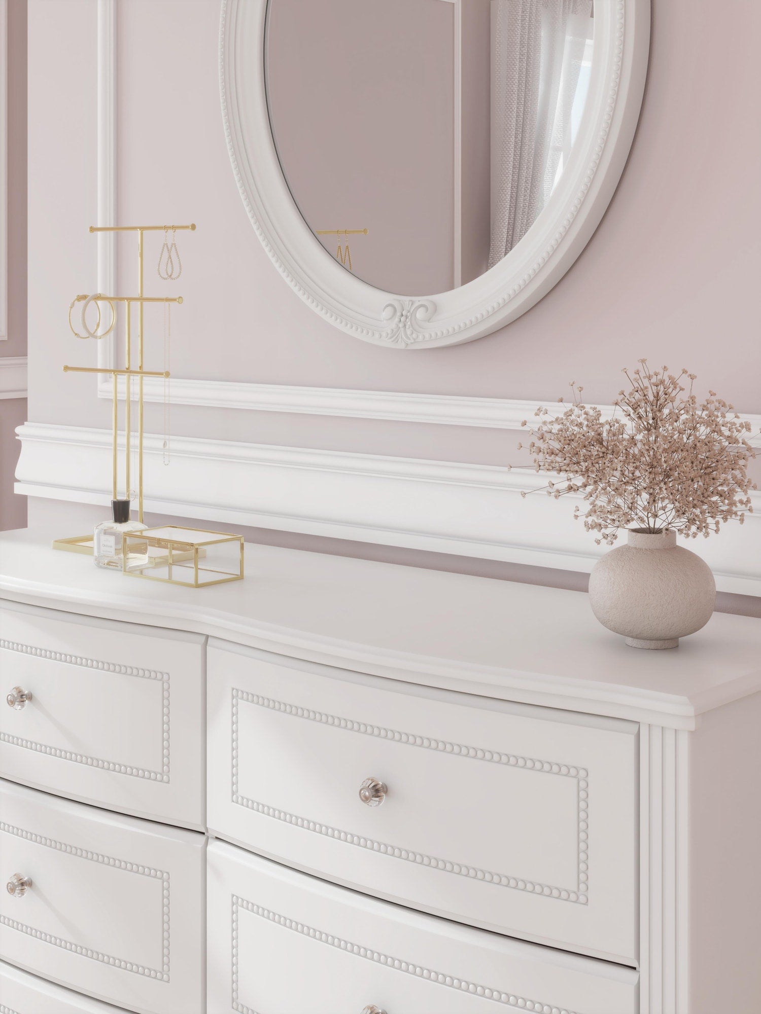 Kozlani Dresser and Mirror (PCB1819-SI) - Image 4