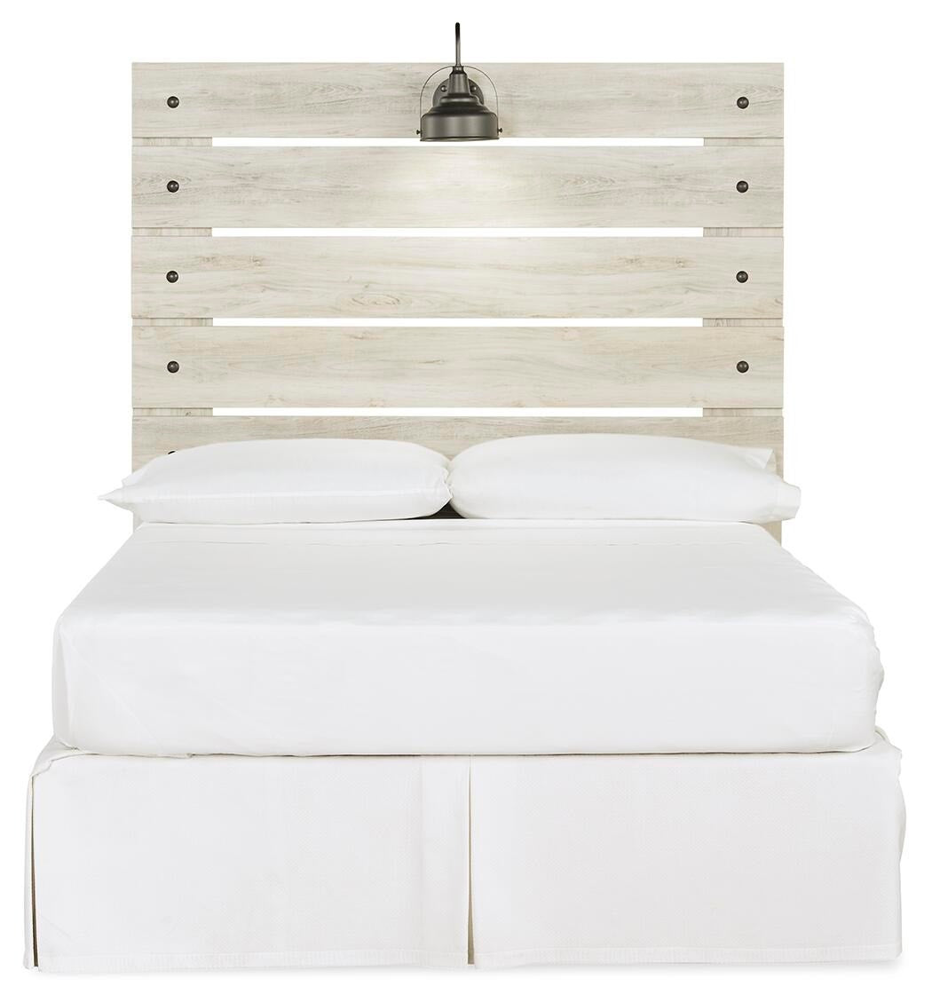 Cambeck Panel Headboard - Whitewash  (B192-SI) - Image 13